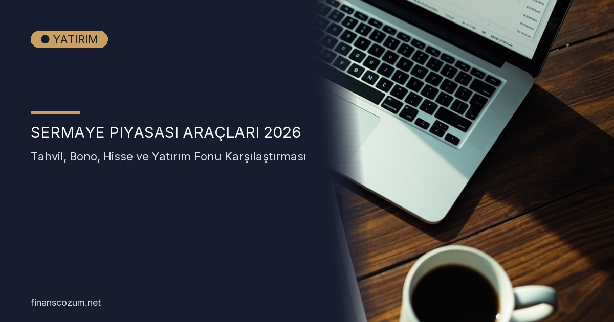 Sermaye Piyasası Araçları: Tahvil, Bono, Pay Senedi ve Yatırım Fonu Farkları