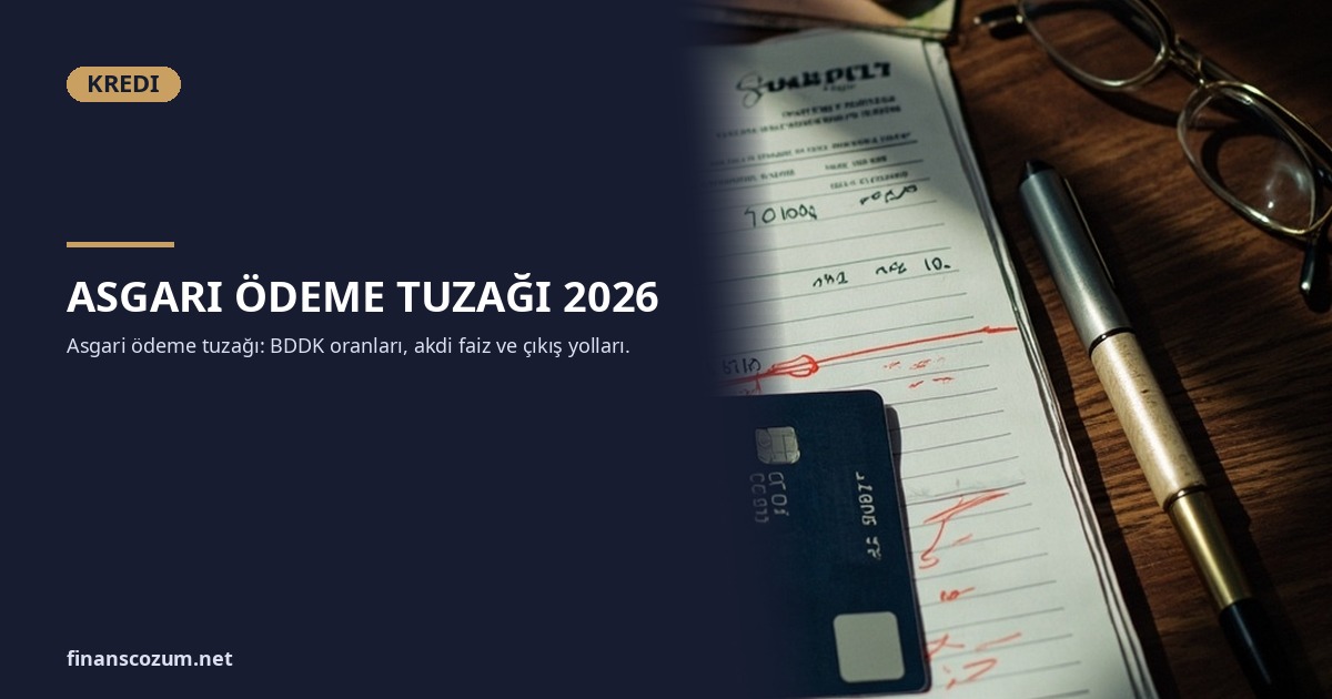 Asgari Ödeme Tuzağı: Kredi Kartı Borcu Nasıl Büyür?